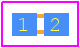 ERJ1GEF15R0C - Panasonic PCB footprint - Resistor Chip - Resistor Chip - ERJ1GE