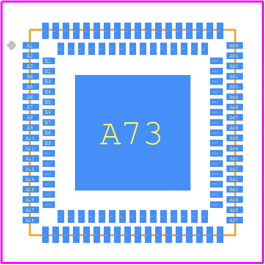 PIC32CX2051BZ62132T-E/3WW - Microchip PCB footprint - Other - Other - 132-Lead Very Thin Plastic Quad Flat, No Lead Package (3WW)