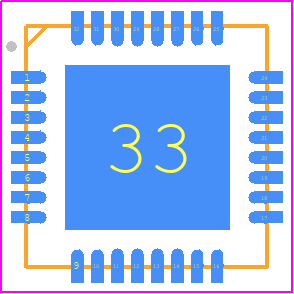 IPS1050LQ - STMicroelectronics PCB footprint - Quad Flat No-Lead - Quad Flat No-Lead - QFN32L 6x6 package dimensions...