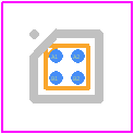 FPF1107 - onsemi PCB footprint - BGA - BGA - 4 BALL 1.0X1.0 MM WAFER LEVEL CHIP SCALE WLCSP