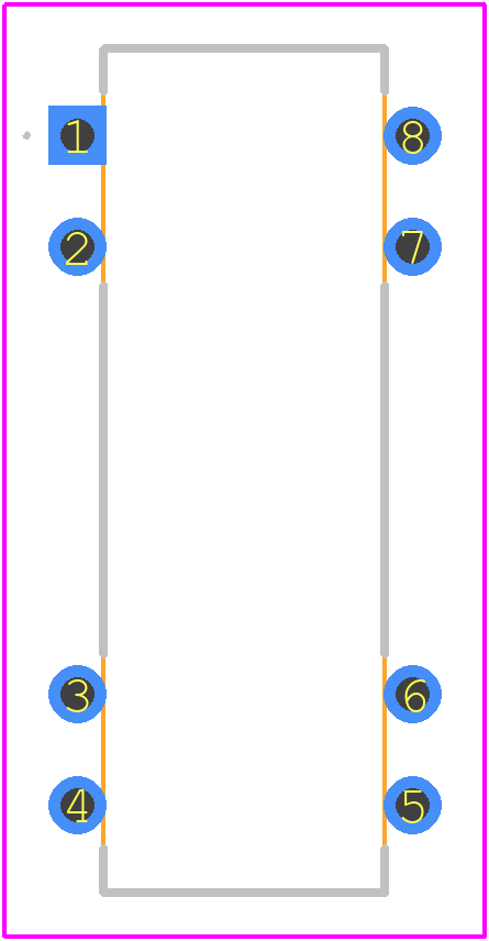 MN3205 - Panasonic PCB footprint - Other - Other - 8-Lead Dual-In-Line Plastic
