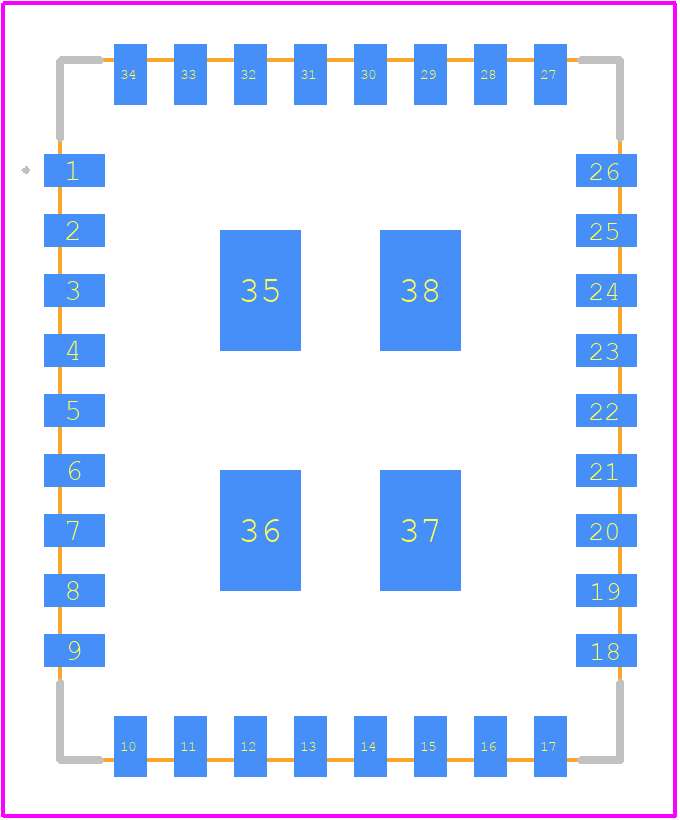 WHM500A - SJIT PCB footprint - Other - Other - 14 x 17.5 x 2.5mm