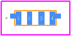 IN-PI31TAS5R5G5B - Inolux PCB footprint - Other - Other - 3512 RGB LED