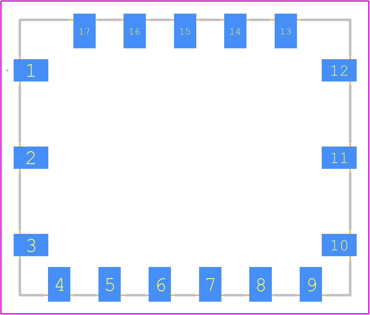 CBP-1400F+ - Mini-Circuits PCB footprint - Other - Other - KV1710_2025-1.1