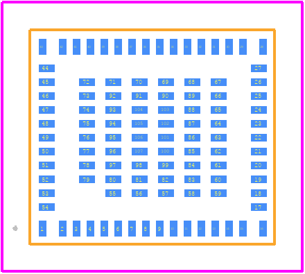 LBEE0ZZ2KL-001 - Murata Electronics PCB footprint - Other - Other - 101-SMD