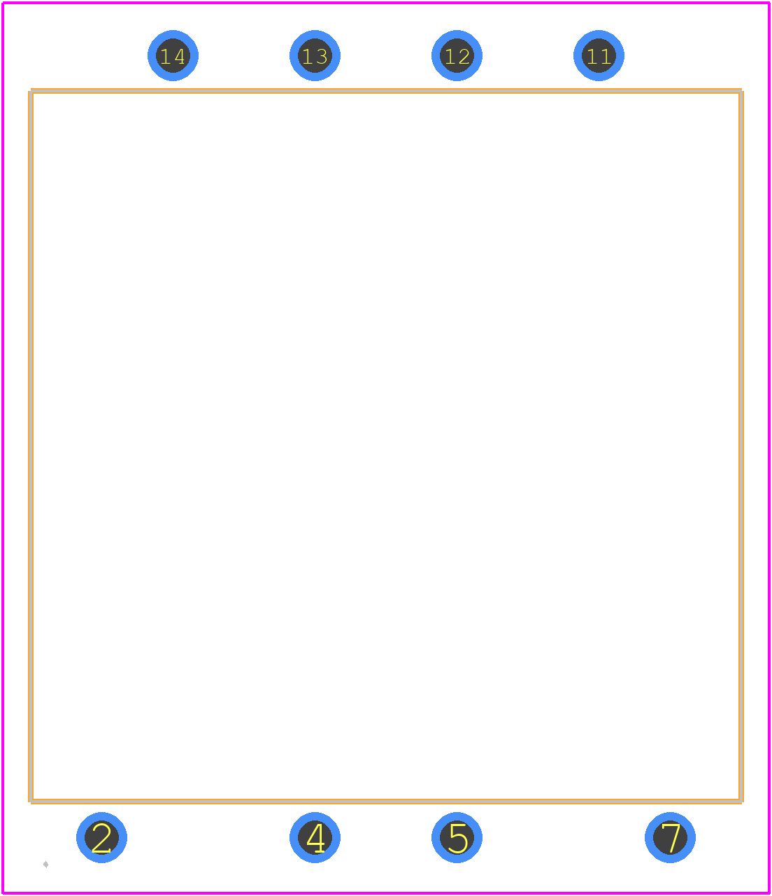 AW8411 - Panasonic PCB footprint - Other - Other - NC2D-P-DC12V-3