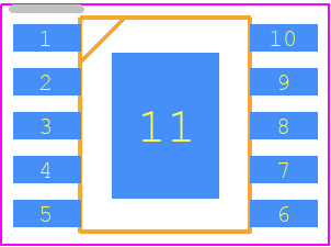A5936GLKTR-T - Allegro Microsystems PCB footprint - Small Outline Packages - Small Outline Packages - LK,10-Lead eSOIC