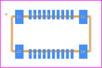 AXF5G2012 - Panasonic PCB footprint - Other - Other - AXF5G2012