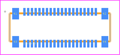 AXF5G4022 - Panasonic PCB footprint - Other - Other - AXF5G4022
