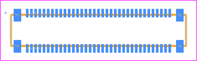 AXF5G7012 - Panasonic PCB footprint - Other - Other - AXF5G7012