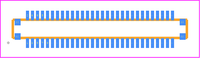 AXF6G6032 - Panasonic PCB footprint - Other - Other - AXF6G6032