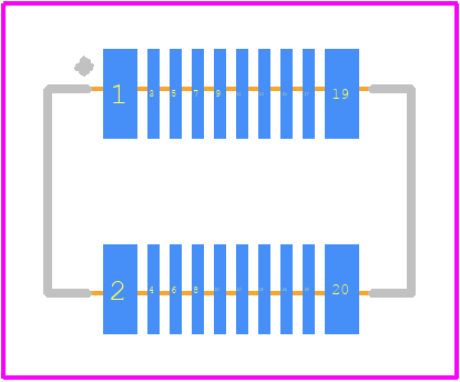 AXK5S20347YA - Panasonic PCB footprint - Other - Other - AXK5S20347YG-3