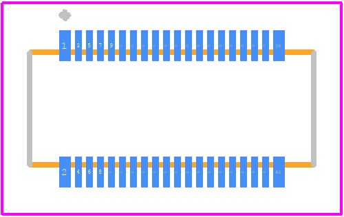 AXK740247A - Panasonic PCB footprint - Other - Other - AXK740247G-3