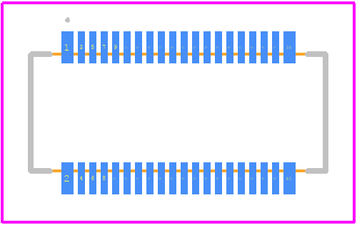 AXK740347A - Panasonic PCB footprint - Other - Other - AXK740347G