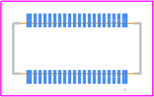 AXK740447A - Panasonic PCB footprint - Other - Other - AXK740447G-1