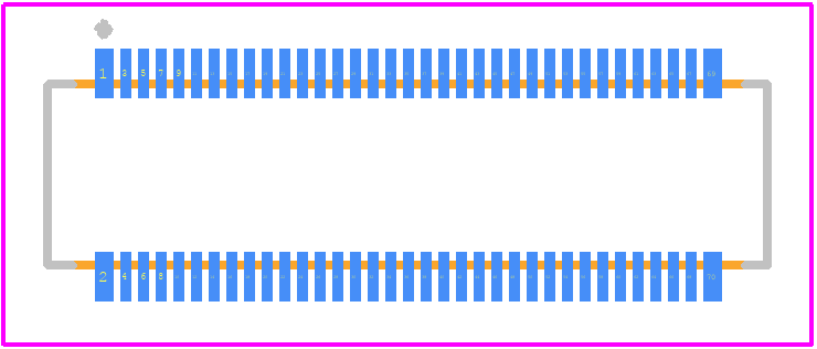 AXK770247A - Panasonic PCB footprint - Other - Other - AXK770247G-3