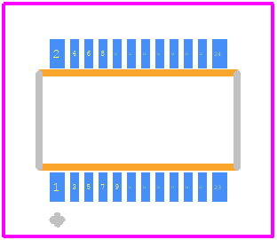 AXK824145WA - Panasonic PCB footprint - Other - Other - AXK824145WG-4