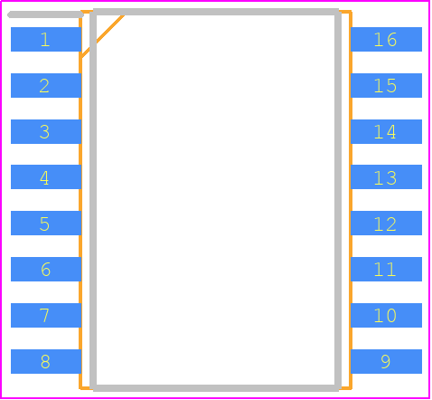4400P - Bourns PCB footprint - Small Outline Packages - Small Outline Packages - 4400P
