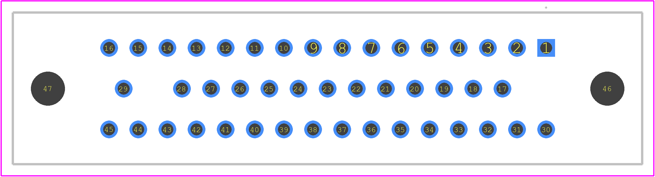 SD-1645A(10) - Hirose PCB footprint - Other - Other - SD-1645A(10)-1