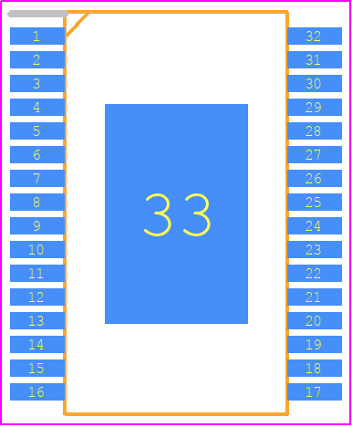 PTPS7H2201DAPTSEP - Texas Instruments PCB footprint - Small Outline Packages - Small Outline Packages - DAP0032G