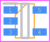 DIO70040HFST5 - DIOO Microcircuits PCB footprint - SOT23 (5-Pin) - SOT23 (5-Pin) - SOT23-5_2025-1.5
