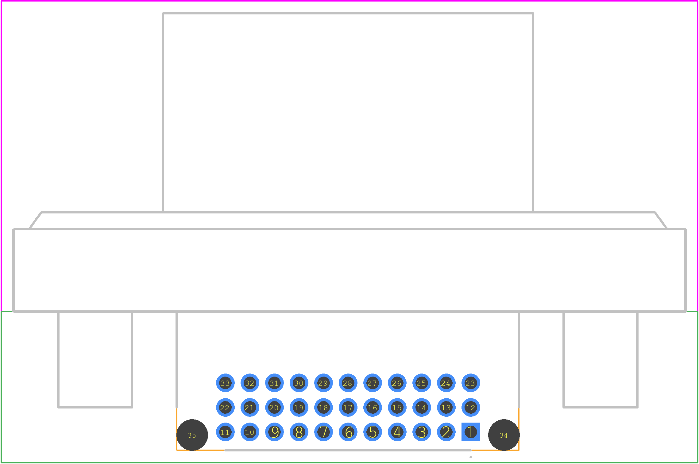 3005131001 - Molex PCB footprint - Other - Other - 3005131001-3