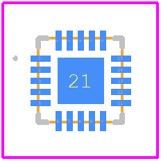 PI6CB332002ZNAEX - Diodes Incorporated PCB footprint - Other - Other - ZNA20_2025