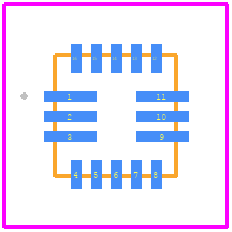MP2615DGQ-P - Monolithic Power Systems (MPS) PCB footprint - Other - Other - QFN-16 (3mmx3mm)_2025-1.1