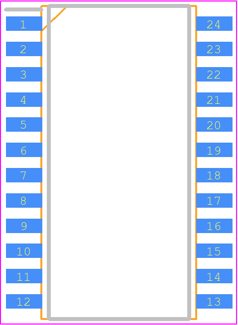 TLE7232G - Infineon PCB footprint - Small Outline Packages - Small Outline Packages - PG-DSO-24-13_2024