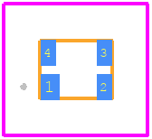 DSA1525MA3A-125M0000VAO - Microchip PCB footprint - Other - Other - 2.0 mm × 1.6 mm 4-Lead VLGA