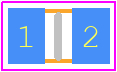 CDR31BX103AKWM - Kyocera AVX PCB footprint - Capacitor Chip Non-polarised - Capacitor Chip Non-polarised - CDR31-ren1