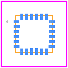 SLG7RN48069V - Renesas Electronics PCB footprint - Other - Other - ST FN- 4 3.0 mm x 3.0 mm x 0.55 mm, 0.4 mm Pitch WB