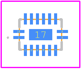 74HCS365BQX - Nexperia PCB footprint - Other - Other - SOT763-1_2025-1.11
