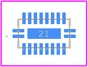 74HCS573BQ-Q100X - Nexperia PCB footprint - Other - Other -  SOT764-1_2025-1.13