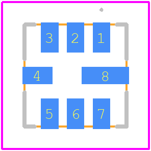 TE0115A - TST PCB footprint - Other - Other - 8-SMD, No Lead_2025