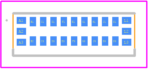 HY0021 - FDK PCB footprint - Other - Other - HY0021-2