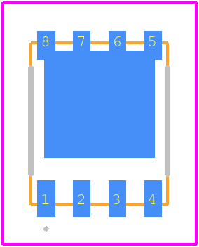 PJQ5548S6V-AU - PANJIT PCB footprint - Other - Other - DFN5060-8L_4.9x5.75