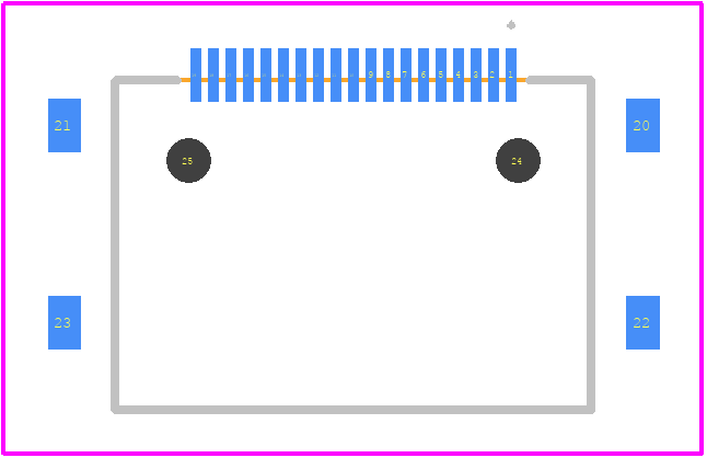 HDMI-519S - SOFNG PCB footprint - Other - Other - HDMI-519S-1