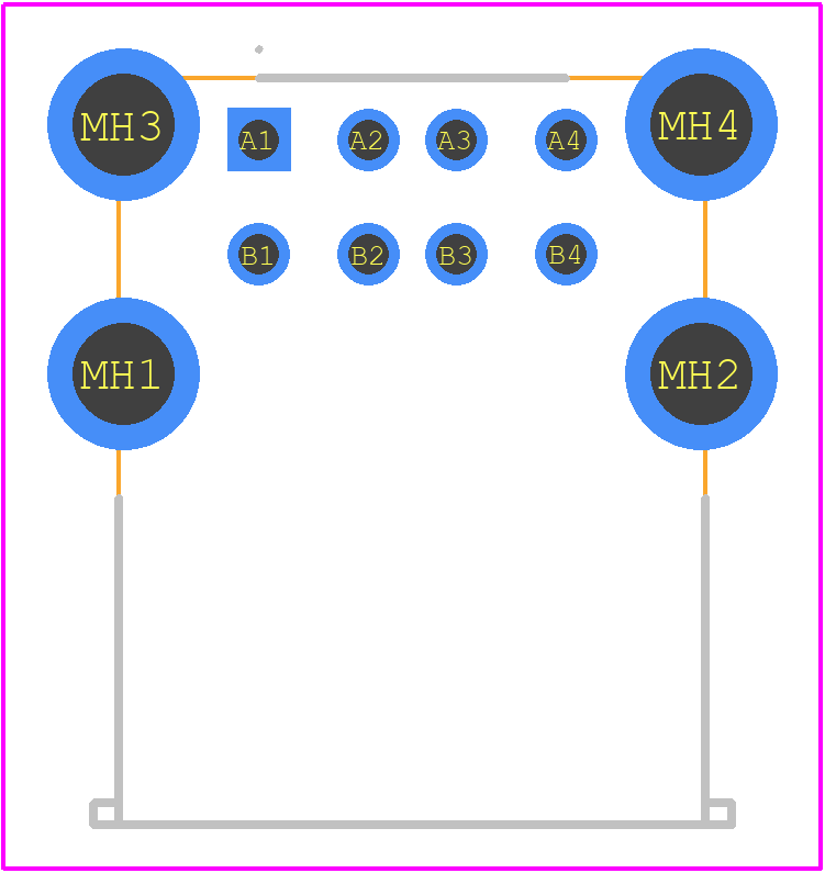 UB1112C-8FDH-4F - Foxconn PCB footprint - Other - Other - UB1112C-8FDH-4F-2