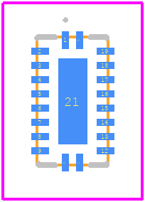 SN74LV8T541RKSR - Texas Instruments PCB footprint - Other - Other - RKS0020A_