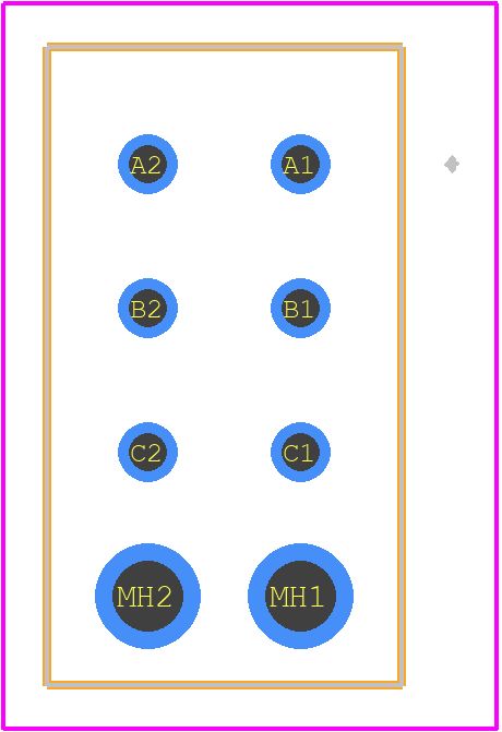 1-1827581-2 - TE Connectivity PCB footprint - Other - Other - 1-1827581-2-3