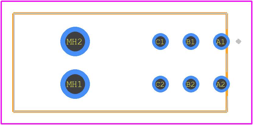1-1827583-2 - TE Connectivity PCB footprint - Other - Other - 1-1827583-2-2