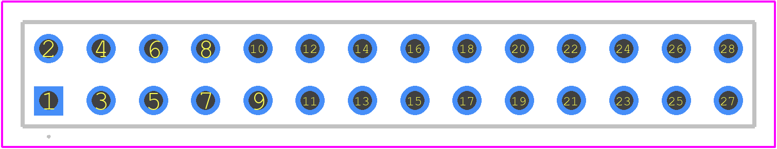 1-215307-4 - TE Connectivity PCB footprint - Other - Other - 1-215307-4-2