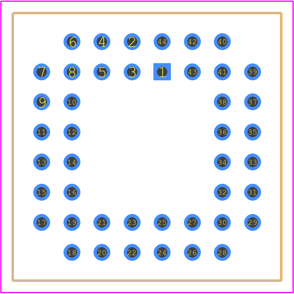 1571541-1 - TE Connectivity PCB footprint - Other - Other - 1571541-1-2