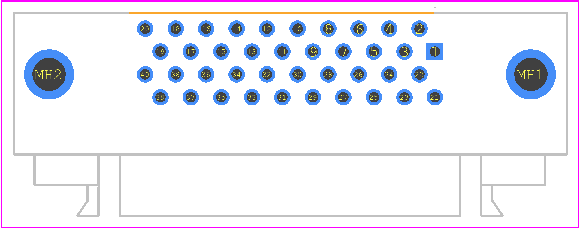 1761028-2 - TE Connectivity PCB footprint - Other - Other - 1761028-2-2