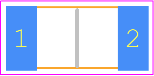 CRN2512-FXHR047EPF - Bourns PCB footprint - Resistor Chip - Resistor Chip - CRN2512