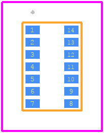 MAXM86161AEFD+ - Analog Devices PCB footprint - Other - Other - F142A4-1-2026