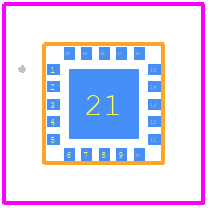 QPC2180S2 - Qorvo PCB footprint - Other - Other - 3mm x 3mm 20 Lead OVM QFN