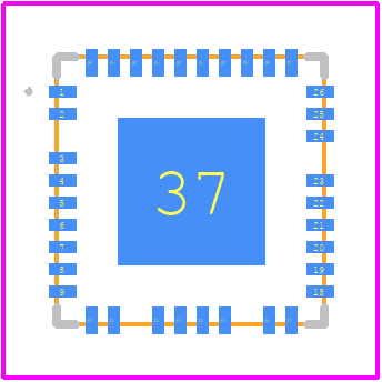 LM25137QRHARQ1 - Texas Instruments PCB footprint - Other - Other - RHA0036D_2025-2.1