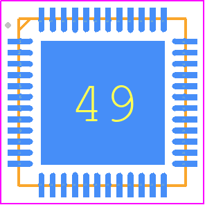 BLUENRG-248S - STMicroelectronics PCB footprint - Quad Flat No-Lead - Quad Flat No-Lead - VFQFPN48_2026-2.2